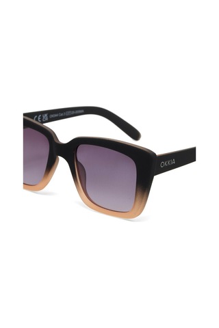 Okkia Elba Unisex Güneş Gözlüğüsiyah - Pudra/ Lens: Siyah Gradyan Siyah