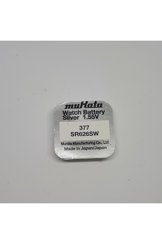 Murata-Sony 377 SR626SW 1,55V Saat Pili 10'lu Paket