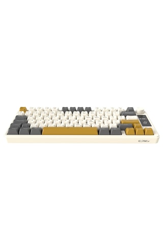 Flux Kablolu Lcd Logo Ekran - Rainbow Bölgesel Işıklandırma - Ses Kontrolcüsü - Ultra Tepkime & Konfor 78 Tuş Membran Gaming & Ofis Klavyesi