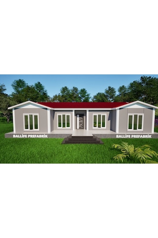 Ballife Prefabrik 129 M2 Standart Prefabrik Konut