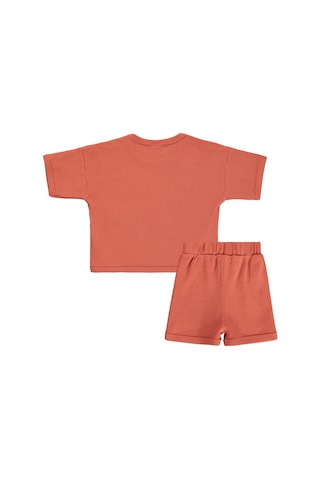 Civil Baby Cepli Basic 6-18 Ay Takım - Turuncu Kiremit