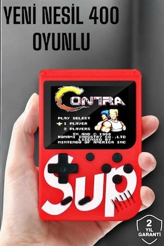 Çocuklara - 696 - Özel Sup 400 Oyunlu Mini - Glblseme - Oyun Konsolu