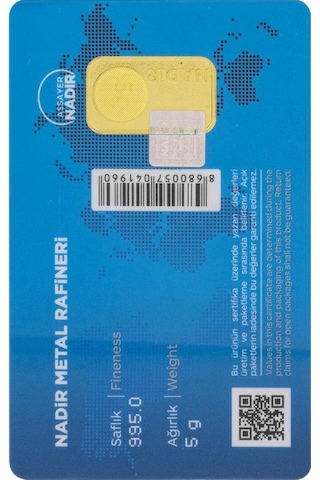 Nadir Gold 24 Ayar Gram Altın 5 G