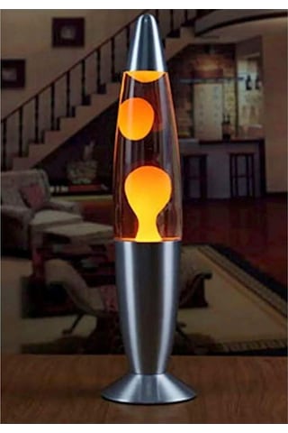 Büyük Boy Lav Lambası Lava Lamp 41 Cm -415 Sarı