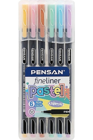 Fineliner 12 Neon Ve Pastel Renk 0.4mm İnce Keçe Uçlu Yazı Kalemi 1 Paket 12 Lı Fineliner Kalem Seti