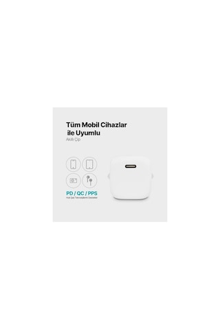 TTEC Smartcharger 2SCP03B Pro Nano 30 W Pd Usb-c Hızlı Şarj Cihazı