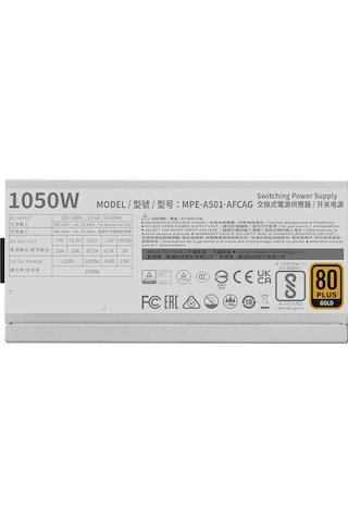 Cooler Master Mwe V2 Beyaz Mpe-a501-afcag-3egeu 1050w Atx 3.1 Akak92col0023