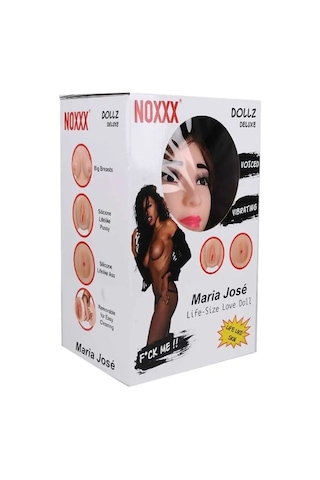 Erotixshop Noxx Maria Jose Dolgu Kafalı Realistik Vajina Anüslü Şişme Kadın