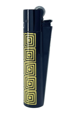 Clipper Metal Özel Elegant Serisi Çakmak - Golden Labyrinth Siyah
