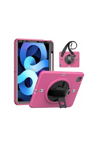 Apple İpad Uyumlu Pro 11 2020 Kılıf Strap-c Otterbox Tablet Kapak - Pembe Diğer
