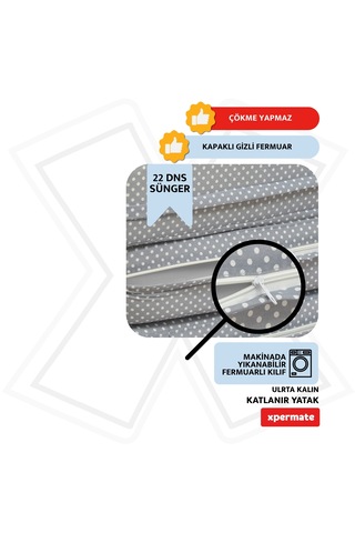Xpermate Ultra Kalın Katlanır Sünger Yer Yatağı