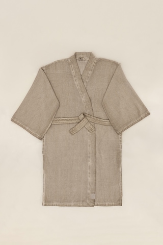Raw Pamuk Vizon Sabahlık Kimono S-m 1518a Vizon