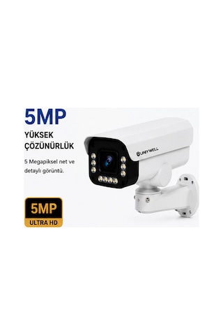 Uniywell 5mp Aı Akıllı Motorize Speed Ptz Bullet Kamera 100 Mt Ir 30m Renkli