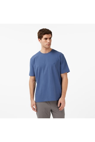 Nautica Erkek Mavi Regular Fit T-shirt Düz V65361t Mavi