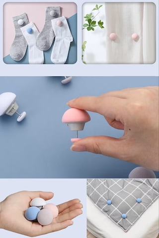 Yorgan, Nevresim Ve Genel Sabitleyici 8 Adet Pembe