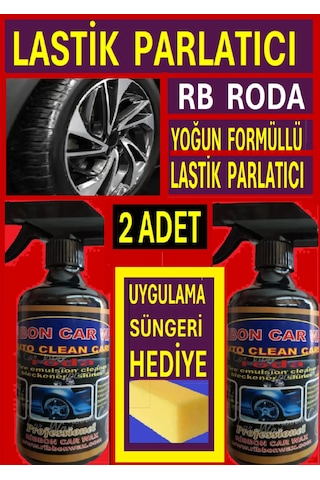 2 Adet Rb Roda Lastik Parlatıcı -koruyucu 500 Ml