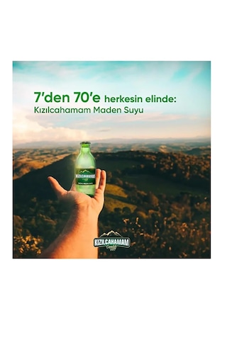Kızılcahamam Çamlık Doğal Maden Suyu Sade 200 Ml X 6 Adet