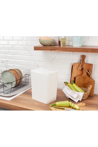 Madame Coco Olivier Switch Çöp Kovası 8.5lt 1kcopk18,5 Lt-soft Ekru