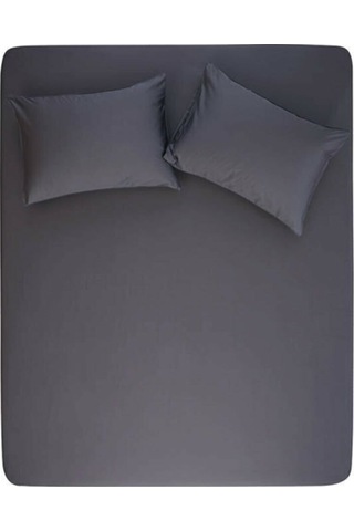 Sarev 160x200 Antrasit Çift Kişilik Fitted Lastikli Çarşaf