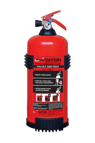 Saygın S004 Kuru Kimyevi Yangın Söndürme Tüpü 2 KG