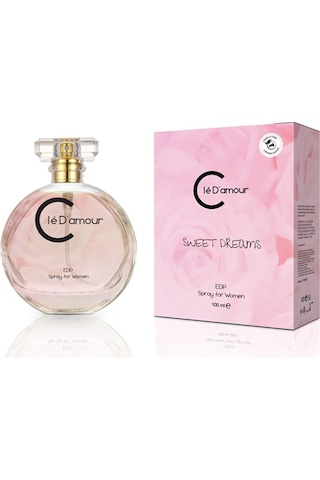 Cle D'Amour Sweet Dreams Women Vegan EDP Kadın Parfüm Çiçeksi 3 x 100 ML