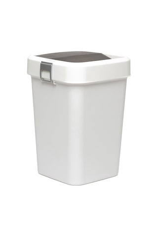 Motekk Comfort Dust Bin Beyaz Çöp Kovası - 8 Lt Çok Renkli