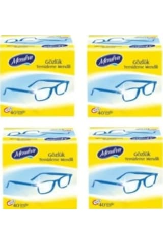 Mendiva Gözlük Ekran Kask Temizleme Mendili 40' Lı 4 Paket Mendiva Gözlük Ekran Kask Temizleme Mendili 40' Lı 4 Paket