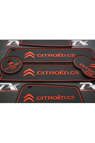 Citroen C5 2009-2012 Araç Içi Silikon Kaymaz Ped Kaplama Seti