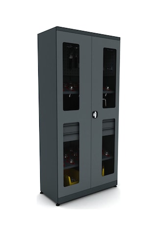 Şeffaf Kapaklı Cnc Malzeme Dolabı İe.36.24.29
