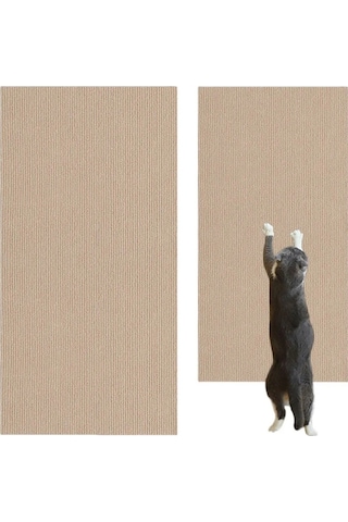 Mufunye Kesilebilir Kedi Tırmalama Tahtası Kendinden Yapışkan Duvar Tırmanma Ve Mobilya Koruyucu