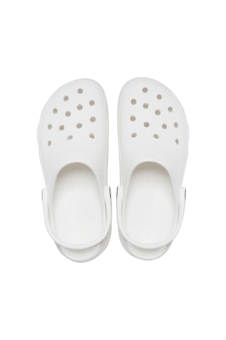 Crocs Classic Platform Clog Günlük Unisex Terlik White Beyaz
