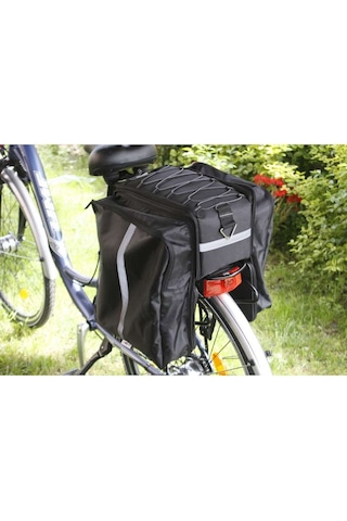 Bisiklet Heybeli Arka Geniş Bagaj Tur Çantası Procycle Siyah