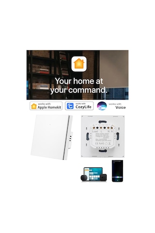 E24587w-40 Homekit Su Isıtıcı Anahtarı Su Kazanı Wifi Ble Çift 40a