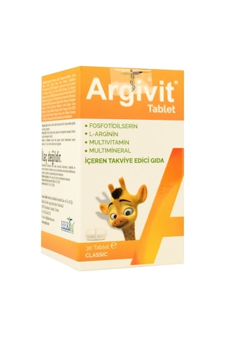 Argivit Classic Takviye Edici Gıda 30 Tablet