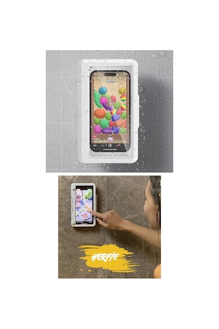 Su Geçirmez Telefon Tutucu Hareketli Kılıf Stand Dönebilir Ekran Kullanılabilir Dokunmatik