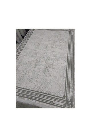 Sardes 160x235 4m2 Akrilik İplik Sık Dokuma Kalın Halı Gri