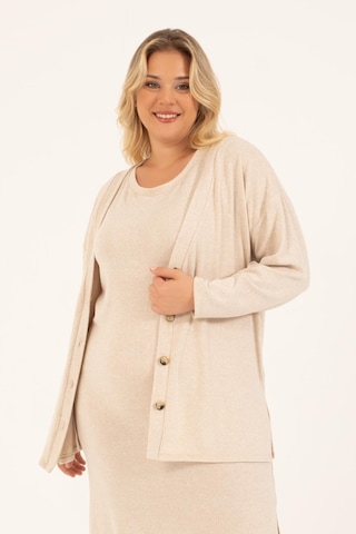 Myline Basic Triko Hırka - Bej