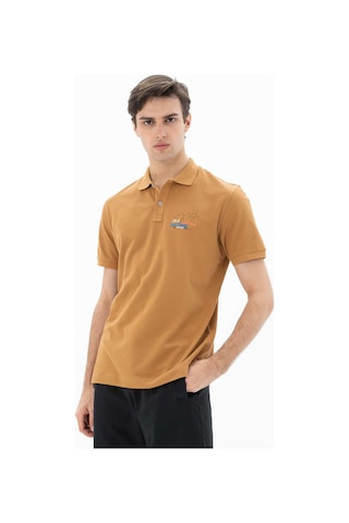 AR-MA Arma Erkek Regular Fit Polo Yaka Tişört Y25374351901 Kahverengi