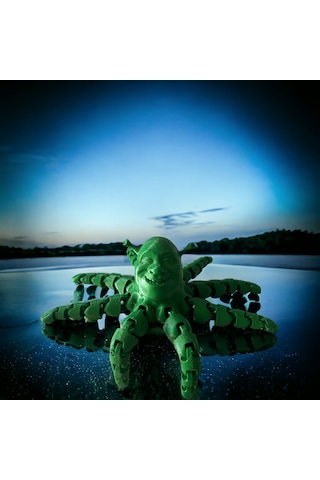 Ahtapot Shrek Figürü Yeşil Renk