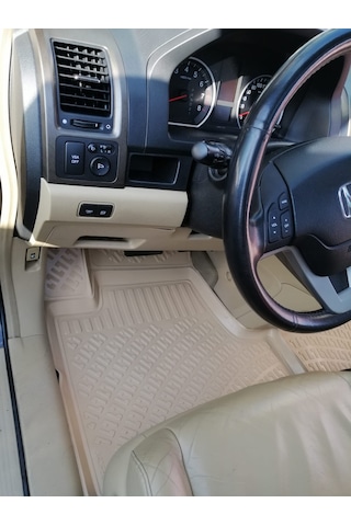 Honda Crv 3D Havuzlu Paspas 2007-2012 Bej Paspas