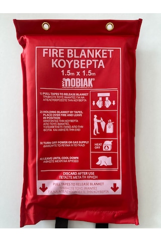 Mobıak Marka / İthal Yangın Battaniyesi 1,50x1,50 Soft Pack