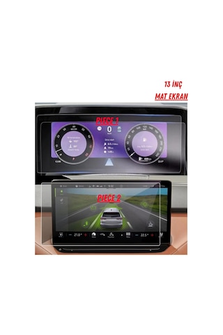 Skoda Kodiaq 2025-2026 Hayalet Ekran Ve Multimedya Uyumlu Set Mat Ekran Koruyucu Skoda Kodiaq 2025-2026 Hayalet Ekran Ve Multimedya Uyumlu Set Mat Ekran Koruyucu