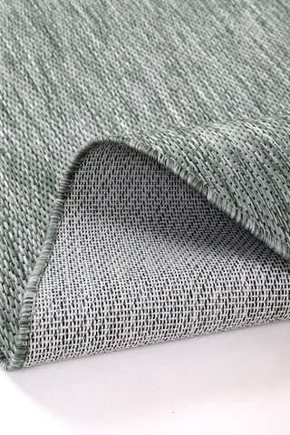 Konfor Halı Tema 9037 Yeşil Sisal Hasır İç Dış Mekan Kilim Dekoratif Bahçe Balkon Salon Halısı Yeşil