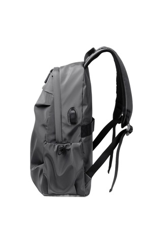 Relaxed Seyahat Sırt Çantası High-end Gündelik Su Geçirmez Öğrenci Okul Çantası Sırt Çantası - Gri