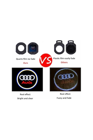 Audi A6 Kapı Altı Logo Hayalet Logo 2000 Sonrası