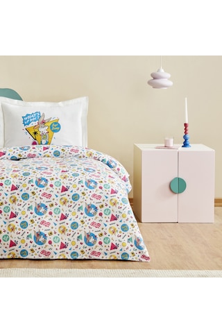 Karaca Home Looney Tunes Summer Vibes Tek Kişilik Pike Takımı Beyaz