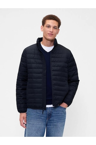 Gap 790583001 V-frch Logo Ltwt Puffer Jkt Erkek Mont Lacivert