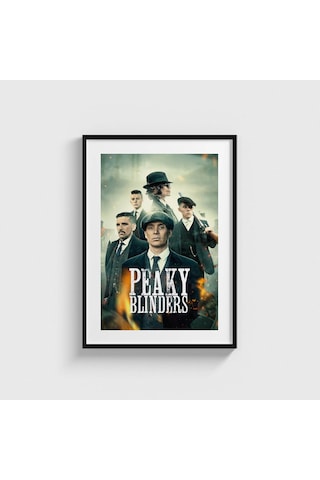 Peaky Blinders Dizi Posteri Tablo Çerçeveli Poster Duvar Dekorasyonu Siyah Çerçeveli Tablo Siyah Çerçeveli Tablo Dn11d504sıyah