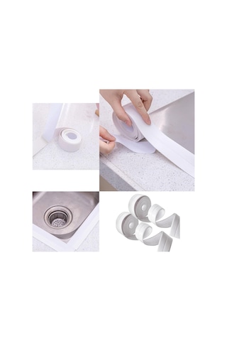 2'Li Su Sızdırmaz Banyo Mutfak Lavabo Küvet Izolasyon Şerit Bant