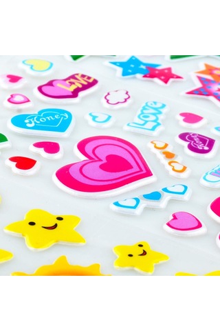 Çocuklar İçin Çıkartmalar, Kamyonlar, Tek Boynuzlu Atlar, Hayvanlar, Balıklar, Dinozorlar, Sayılar, Meyveler Ve Daha Fazlasını İçeren Scrapbooking İçin Yumuşak Çıkartmalar 36 Parça Çok Renkli